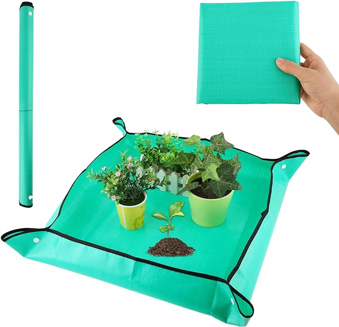 Keep your space clean with this repotting mat