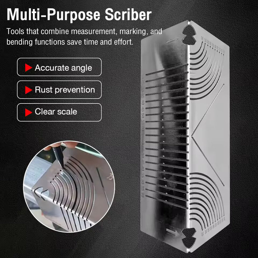 Multifunctionele liniaal - Precisie markering