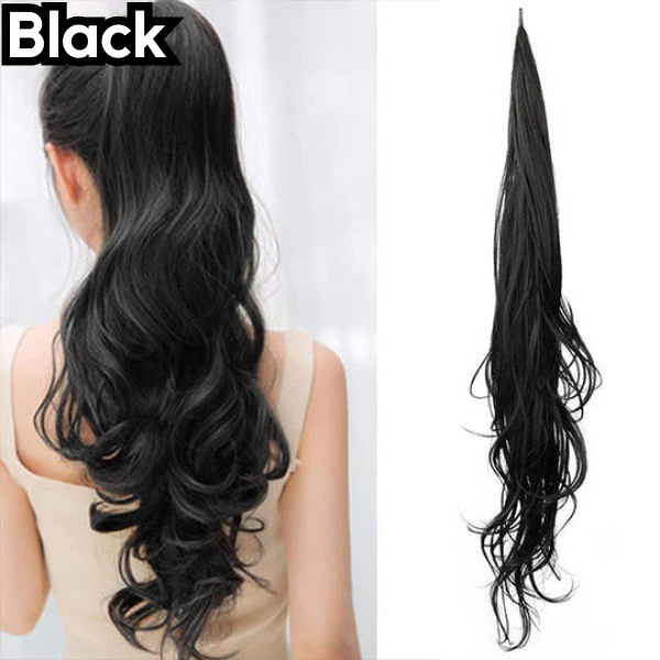 Glamourowa koński ogon przedłużka dla eleganckiego wyglądu