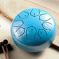 Mini relaxing drum with soothing sounds integrated 