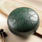 Mini relaxing drum with soothing sounds integrated 