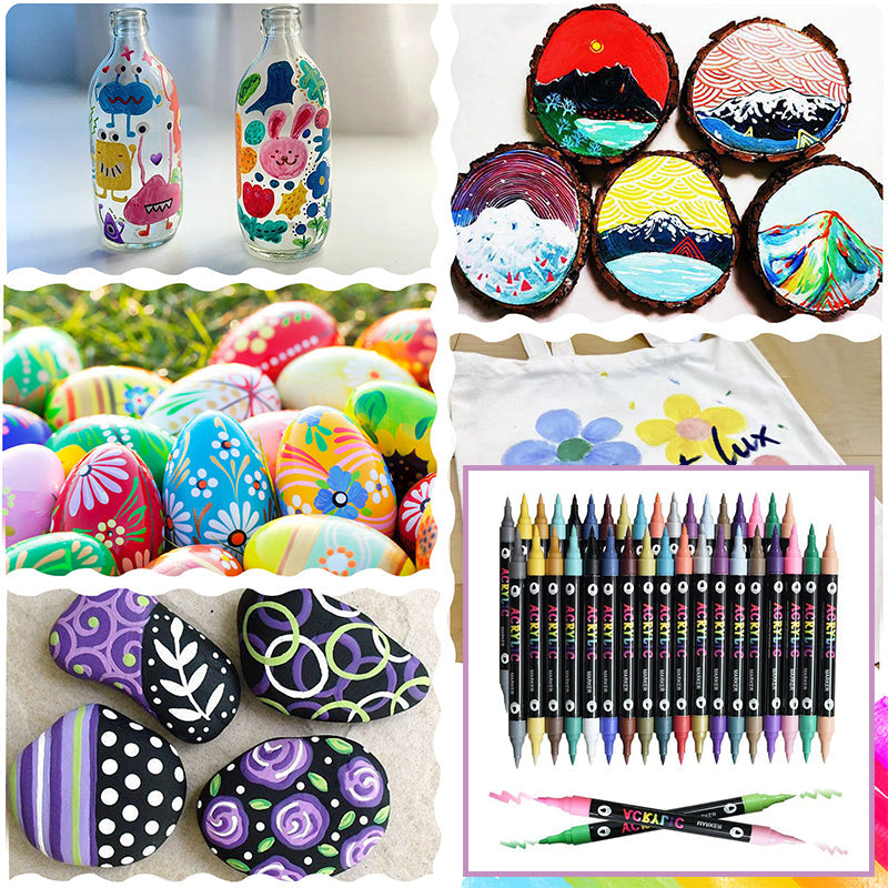 Acrylmaling penner for strålende kreasjoner 