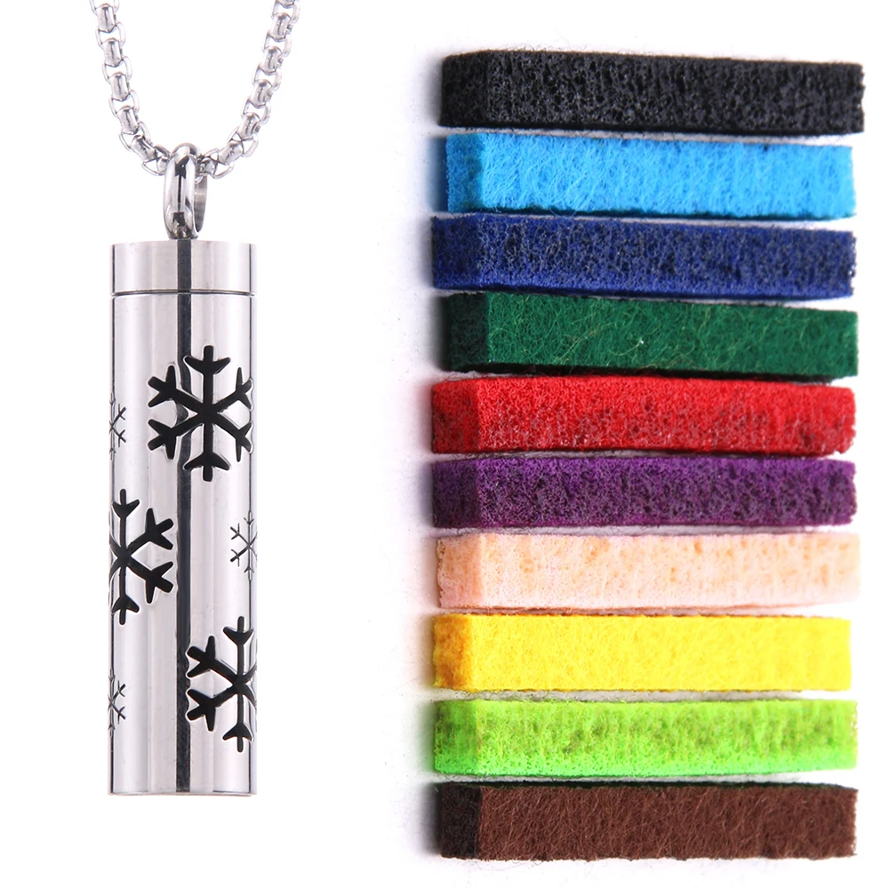 Collana diffusore di aromi con cuscinetti intercambiabili 