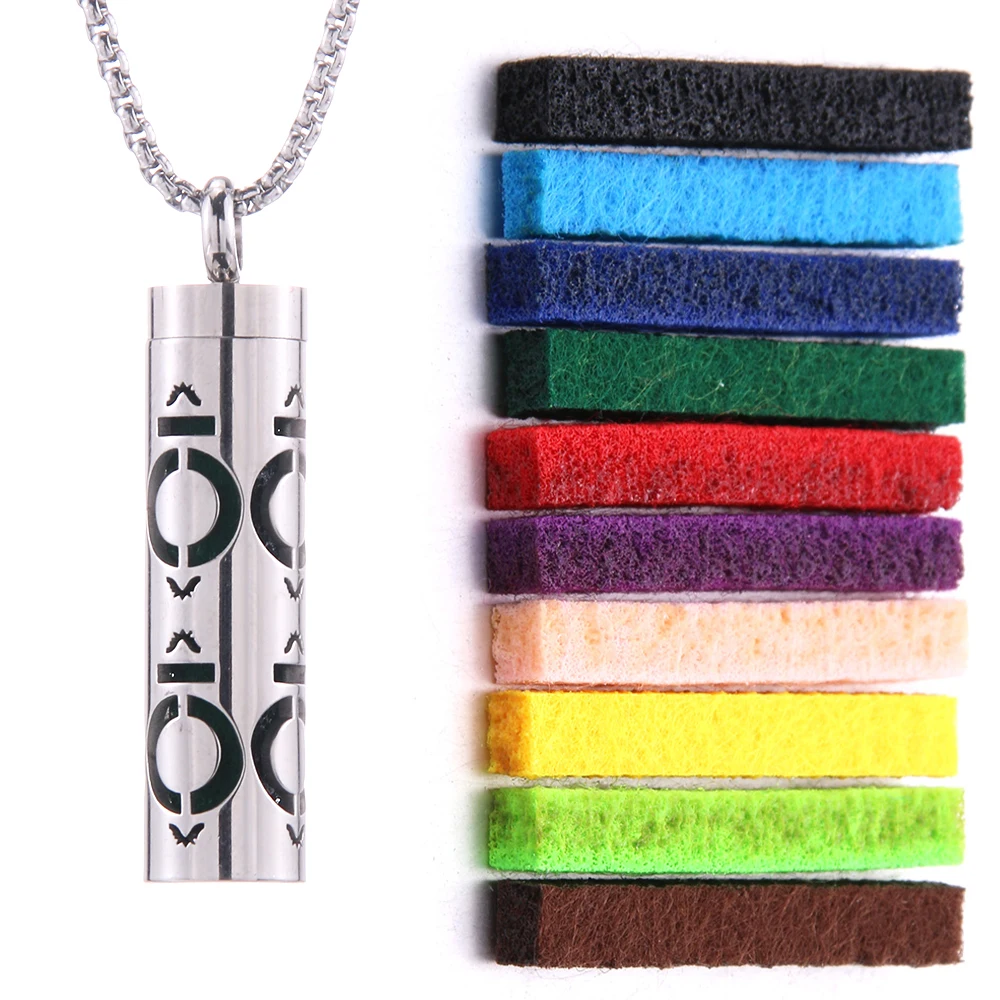 Collana diffusore di aromi con cuscinetti intercambiabili 