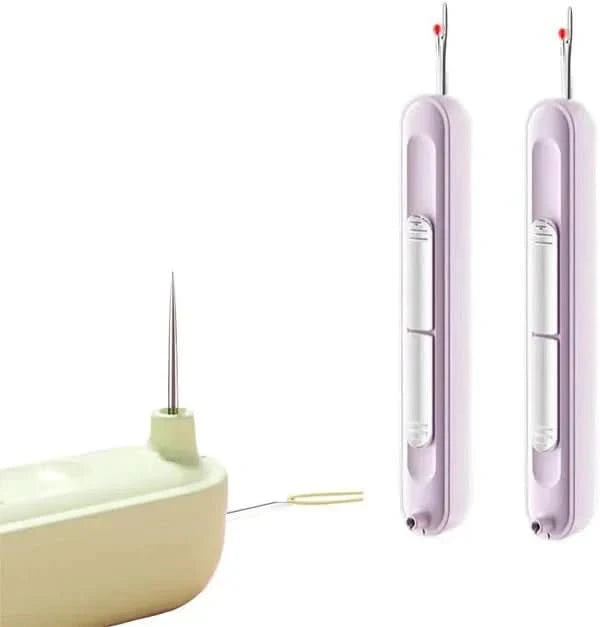 2-in-1 naaigereedschap – Praktische naaldinrijger en tornmes (x2) 