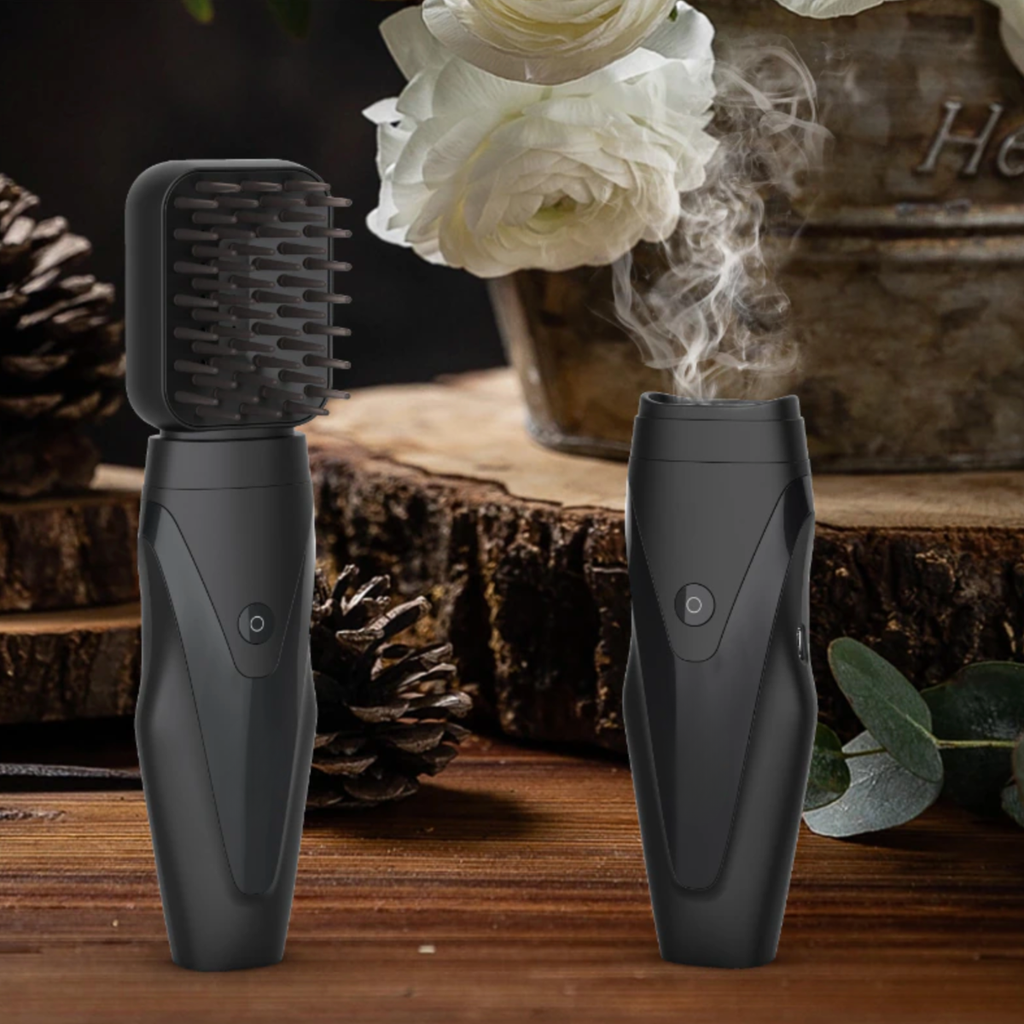 Steam heated brush for perfect smooth hair 
