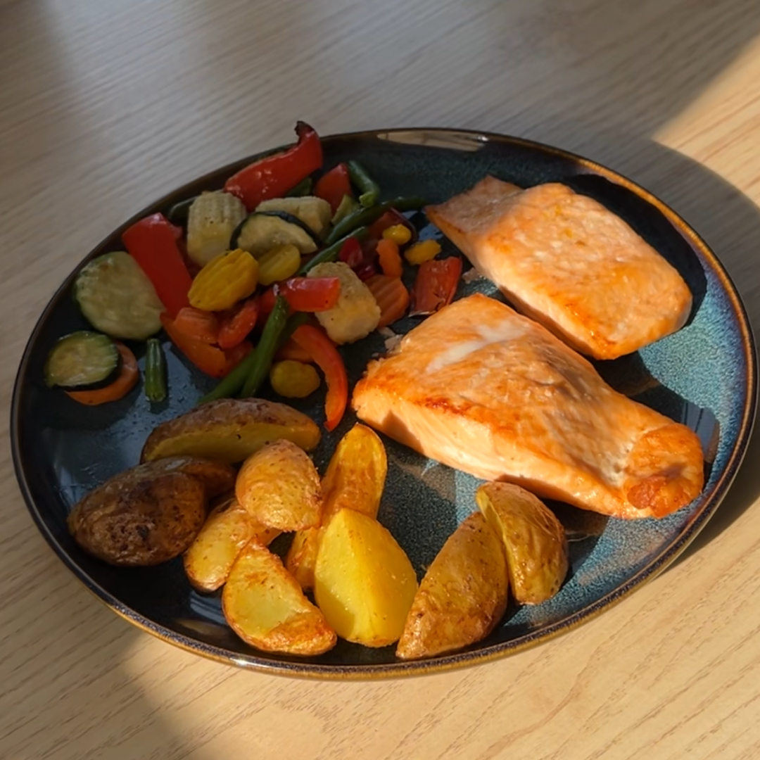 Stapelkörbe für gleichmäßiges Garen in der Luft (x3) 