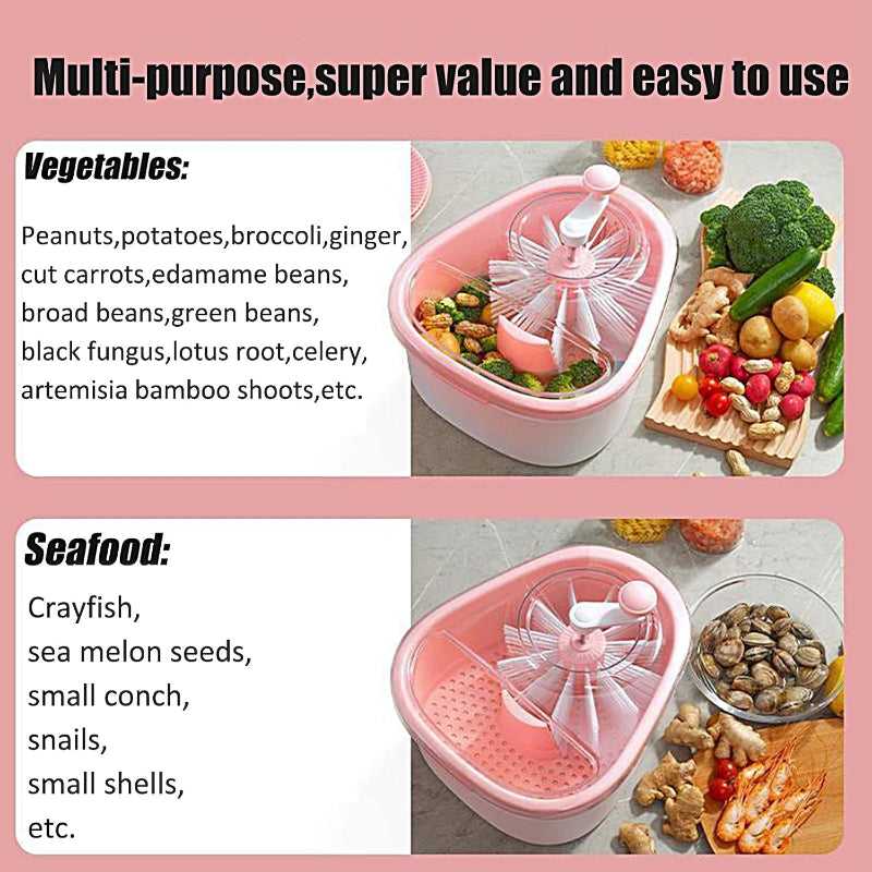 Perfekte Reinigung von Früchten ohne Mühe und Schälen 