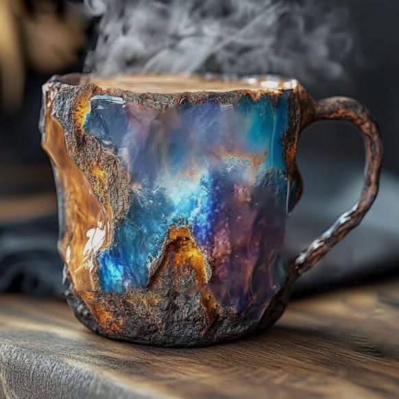 Krystal mineral kaffekop – naturlig elegance 
