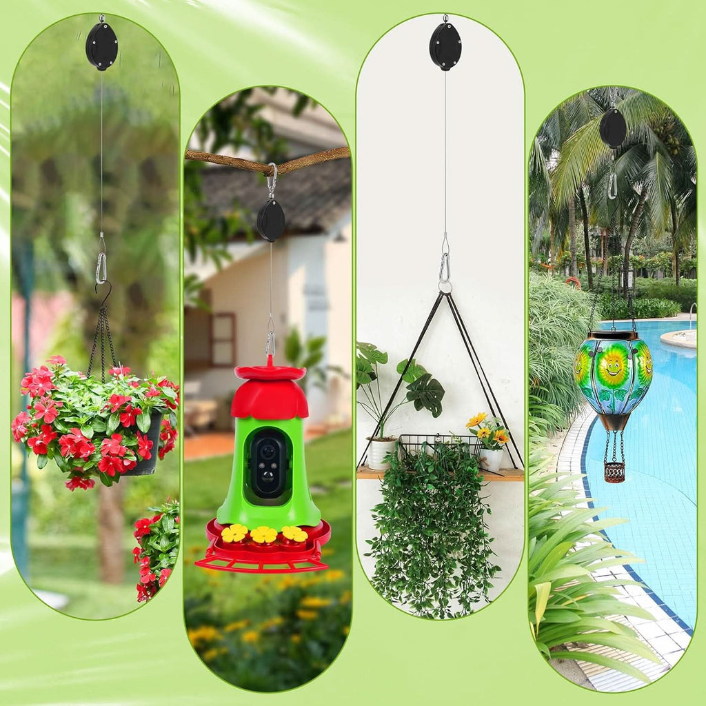 Accede fácilmente a tus plantas colgantes (x4) 
