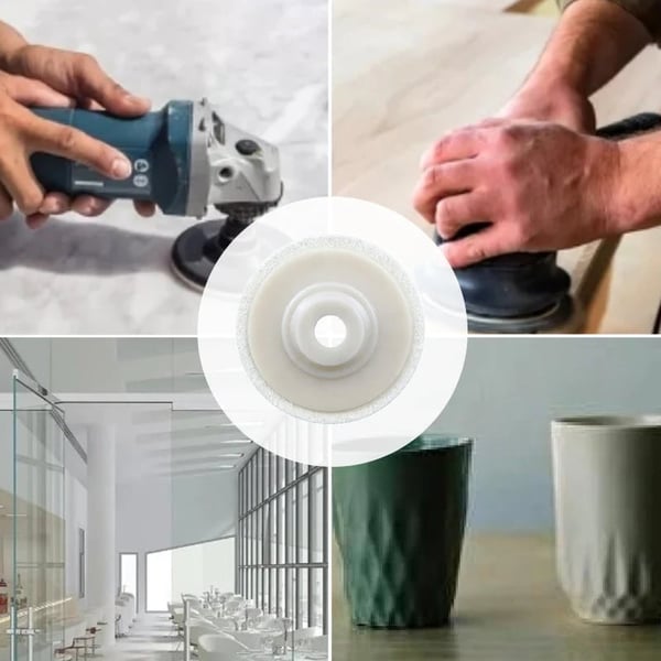 Wool polishing disc for a mirror finish (x3) 