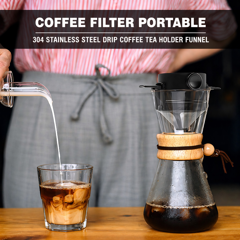 Filtre café pliable et portable – infusion sans papier