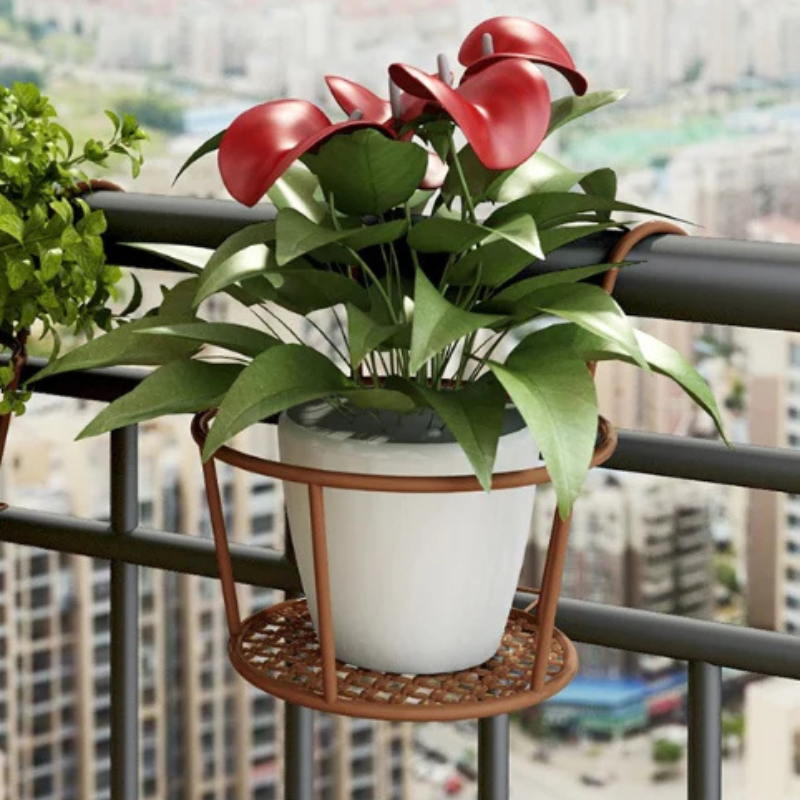 Supporto sospeso per vasi di fiori 
