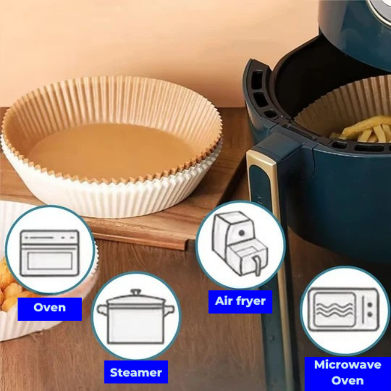 Praktiska bakplåtspapper för Air fryer – Renlighet och tidsbesparing 