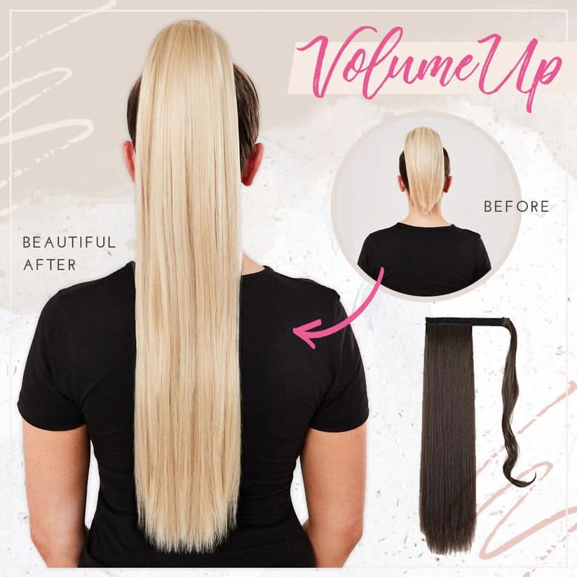 Glamour hästsvansförlängning för en chic look 