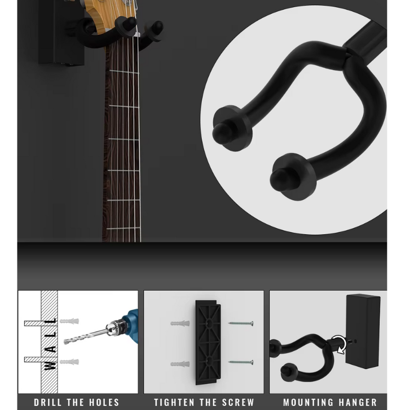Muurbeugel voor LED-gitaar – Verlicht uw instrument 