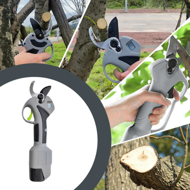 Electric pruning shears kit for effortless trimming 
