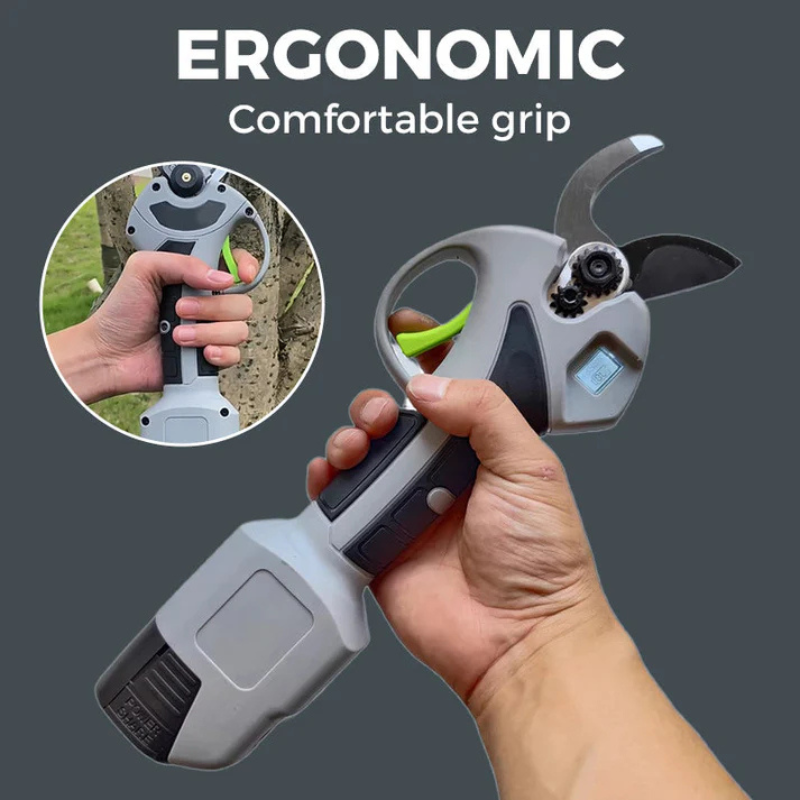 Electric pruning shears kit for effortless trimming 