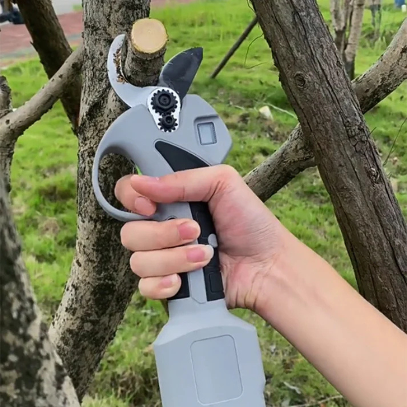 Electric pruning shears kit for effortless trimming 