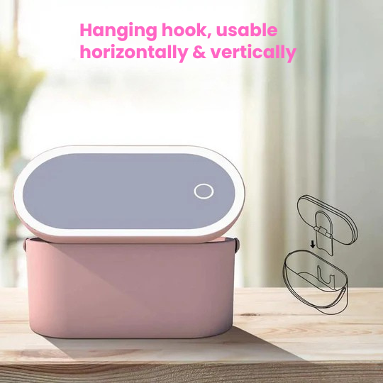 Beauté parfaite avec miroir LED et rangement intégré