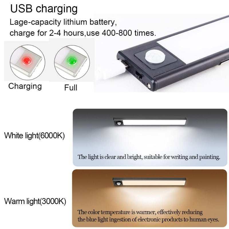 Trådløs smart belysning med bevegelsessensor 