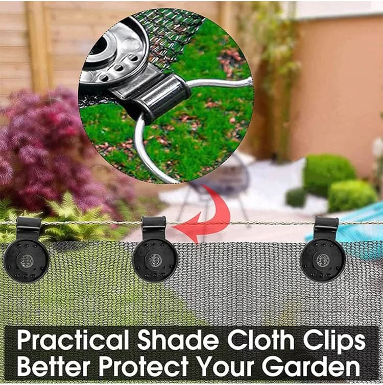 Robust clips to secure nets, tarps, and covers (x20) 