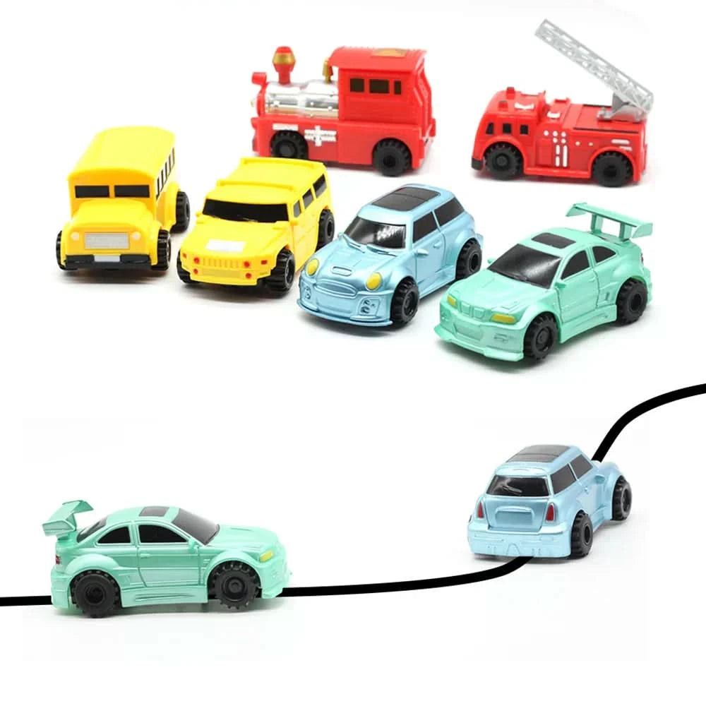 De magische auto die uw tekeningen als bij toverslag volgt 