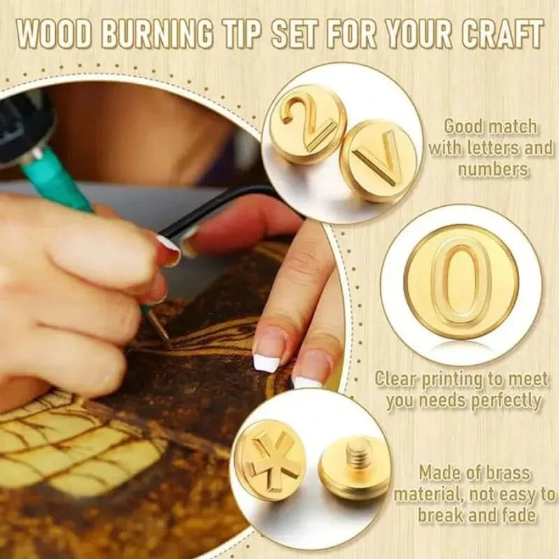 Kit di pirografia in legno per artisti 