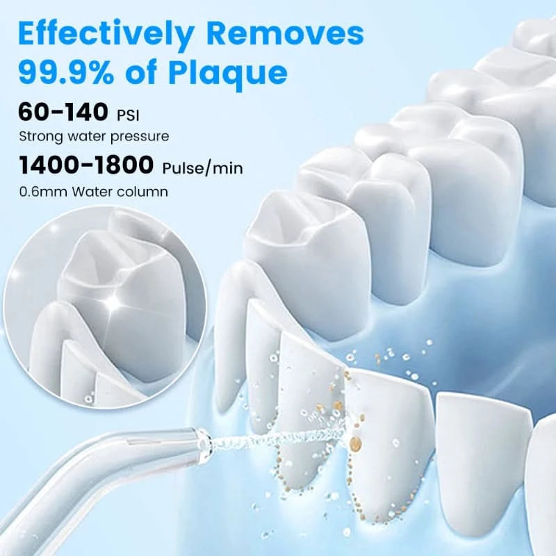 Nabíjateľný Hydropulse na dentálnu starostlivosť 