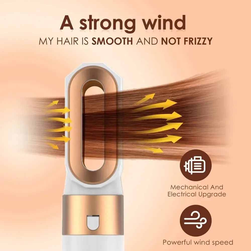 Styling, retting og tørking med én enhet 5 i 1 