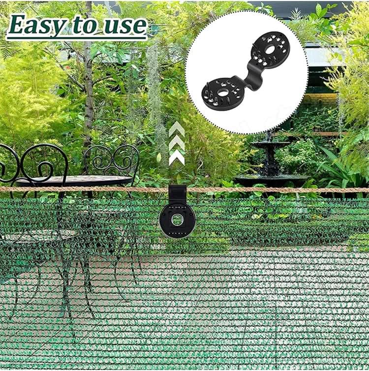 Robust clips to secure nets, tarps, and covers (x20) 