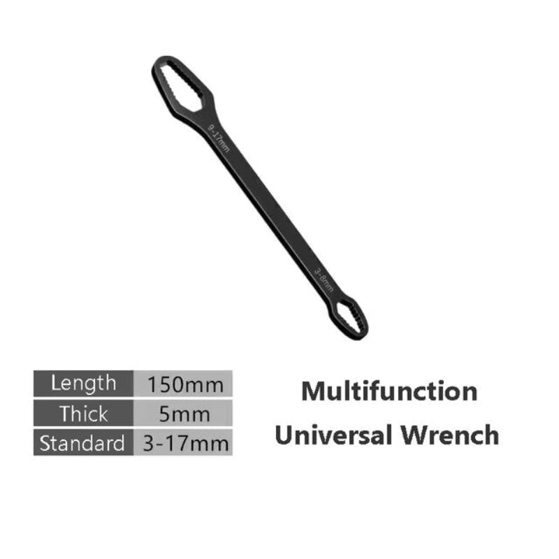 Robustná multifunkčná kľúča na rôzne skrutky a matice 