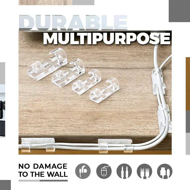 Raske og diskrete festemidler for kabler og ledninger (x20) 