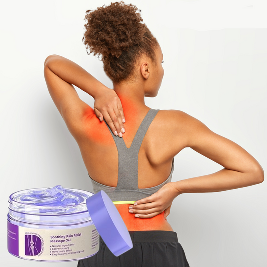 Naturlig beroligende gel for å lindre smerter og spenninger 