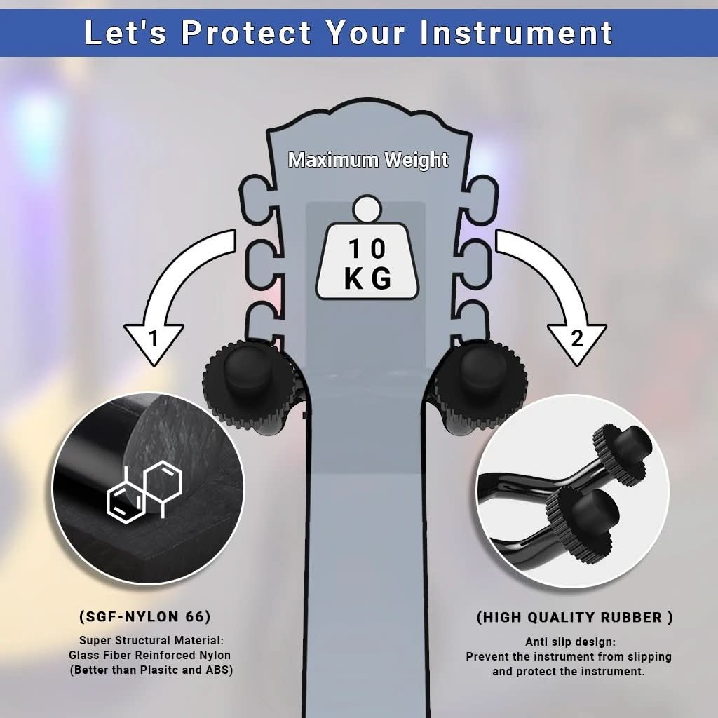Muurbeugel voor LED-gitaar – Verlicht uw instrument 