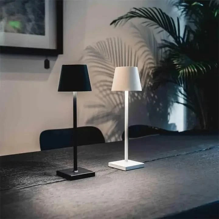 Portable cordless table lamp for elegant lighting 
