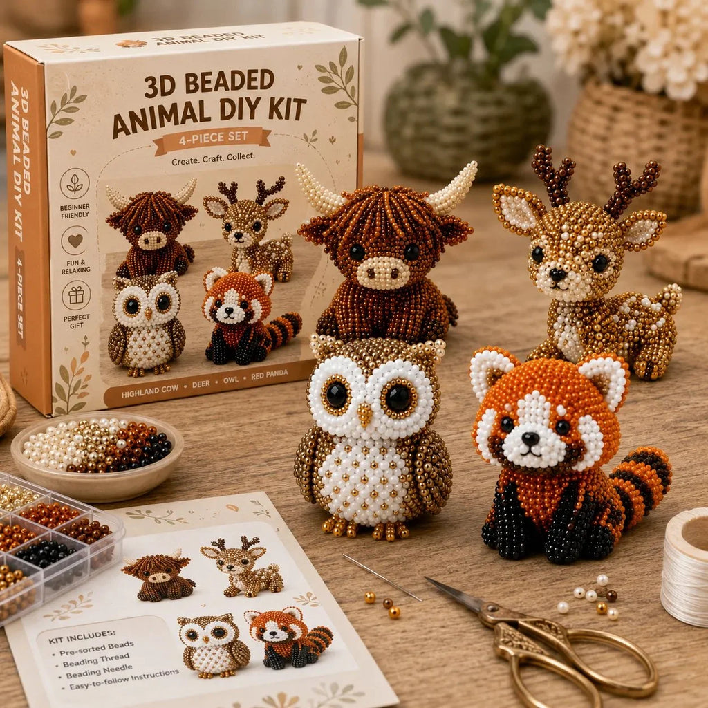 Créez de Jolis Animaux 3D en Perles Facilement à la Maison — Animaux de la Forêt, photo 2