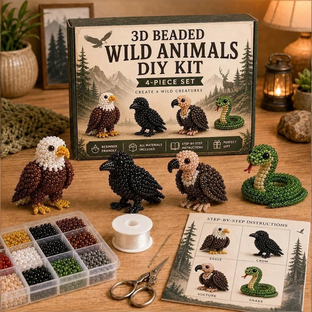 Créez de Jolis Animaux 3D en Perles Facilement à la Maison — Animaux Sauvages, photo 8