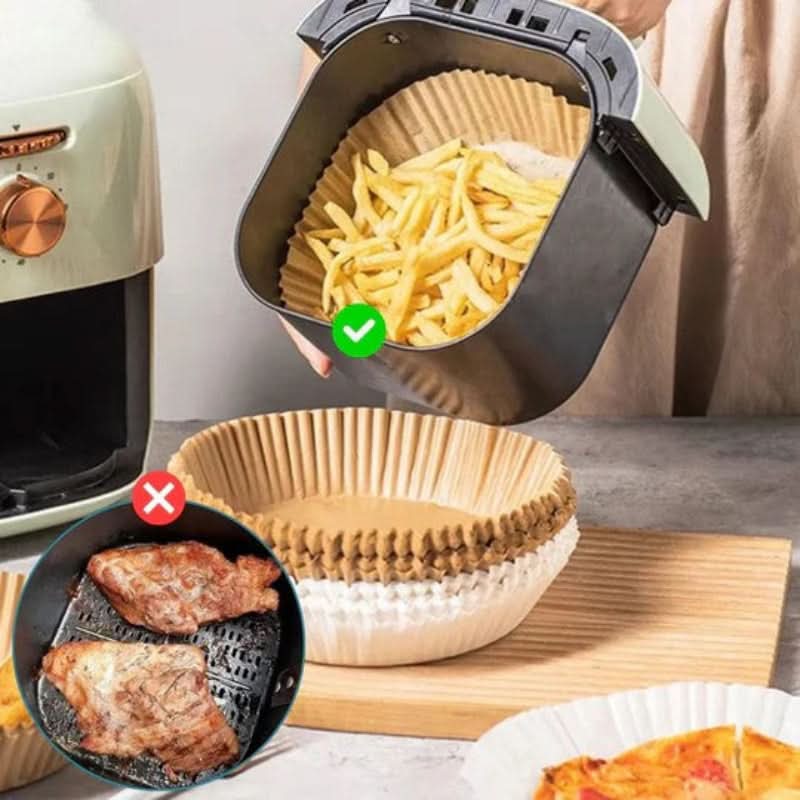 Praktische Backpapier für die Heißluftfritteuse – Sauberkeit und Zeitersparnis 