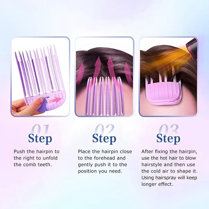 Instant volume hairstyle effortlessly and gently 