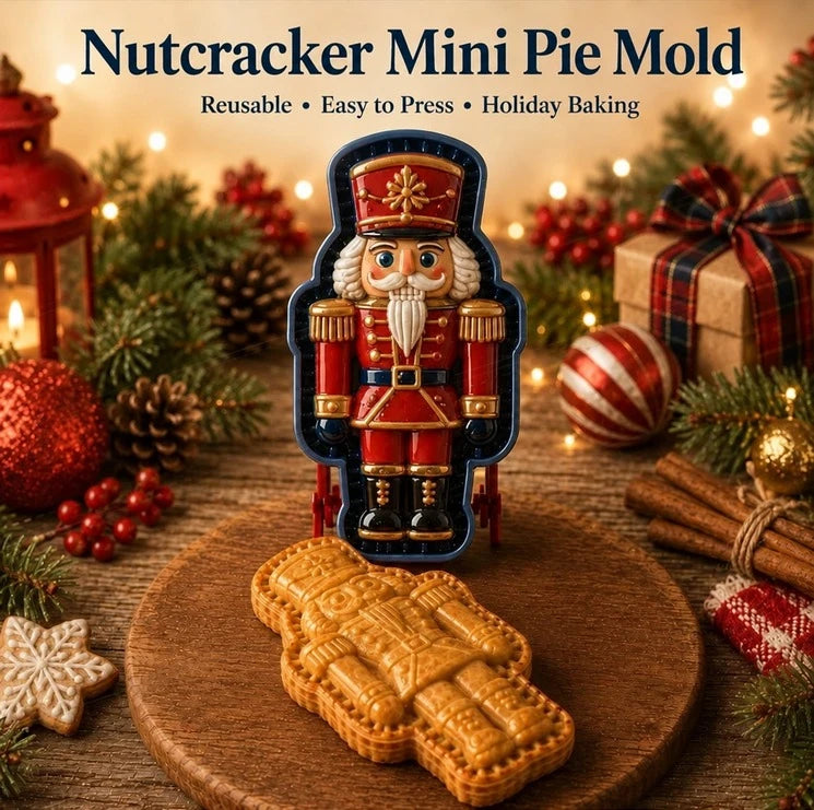 Christmas Mini Pie Molds – Autumn Baking Supplies, 16 Food-Grade Cutter Shapes