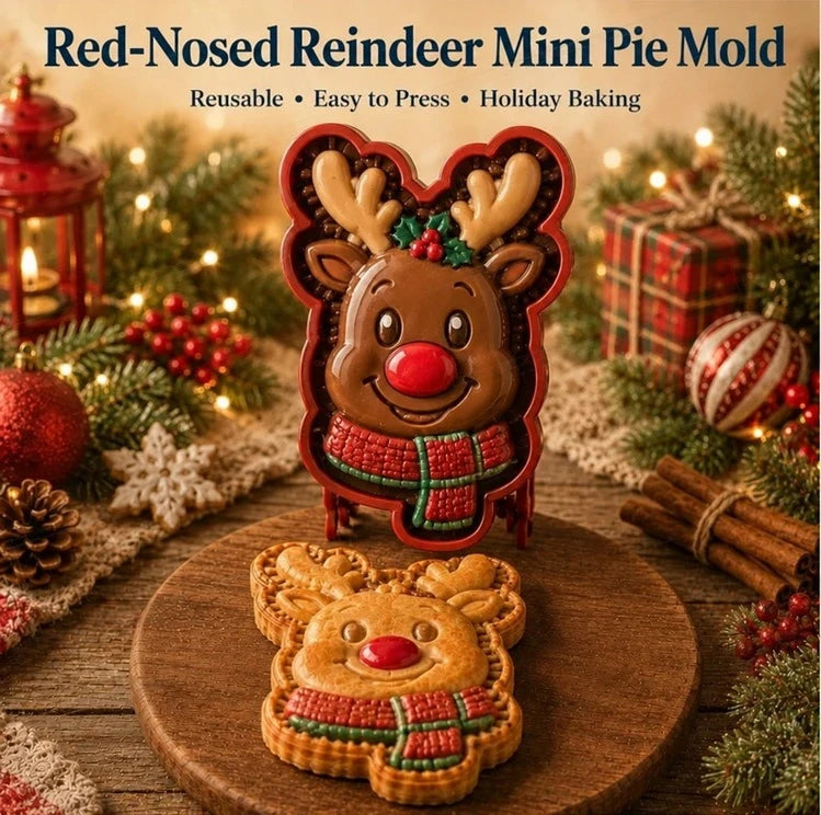 Christmas Mini Pie Molds – Autumn Baking Supplies, 16 Food-Grade Cutter Shapes