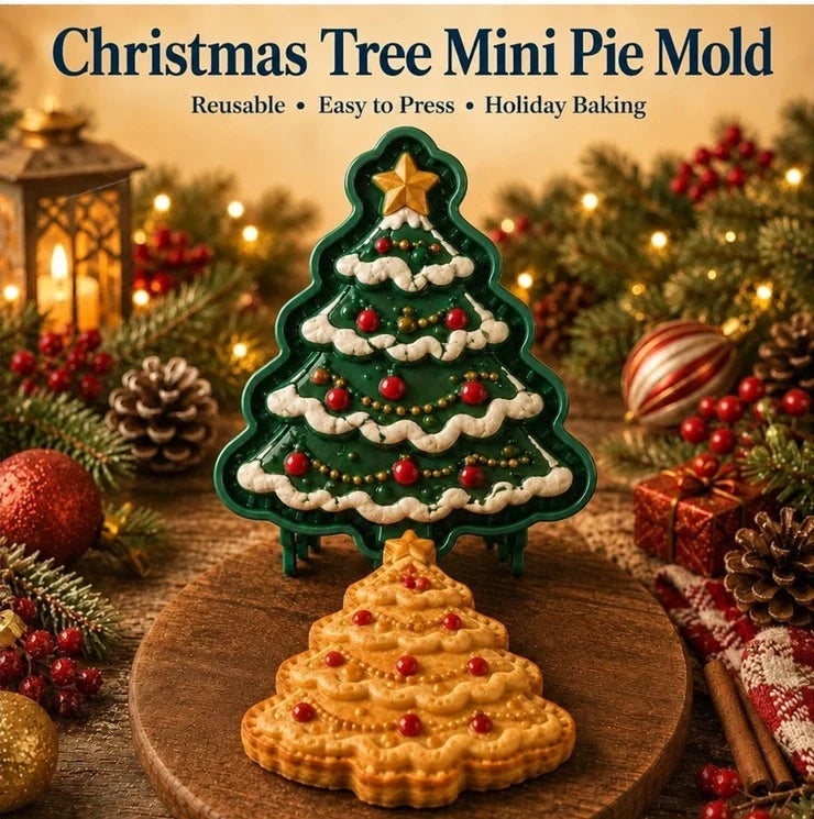 Christmas Mini Pie Molds – Autumn Baking Supplies, 16 Food-Grade Cutter Shapes