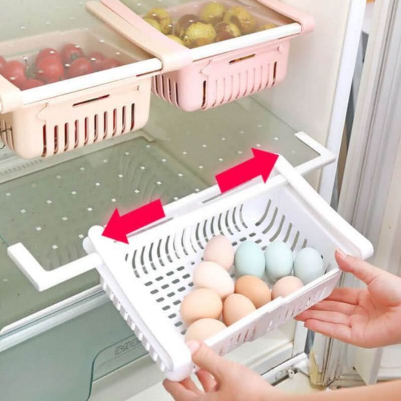 Organizzatore regolabile per frigorifero 
