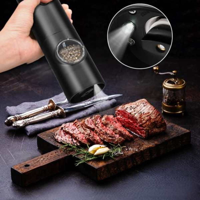 LED電動ミル - 一手での正確な調味 