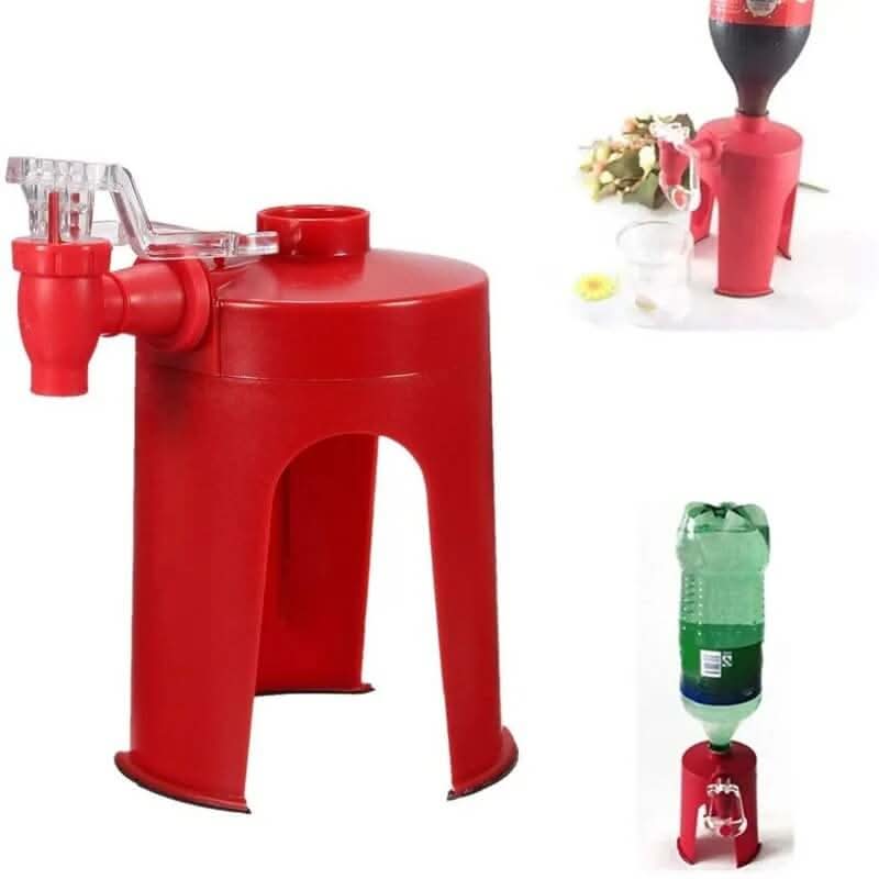 Praktische drankdispenser voor flessen 