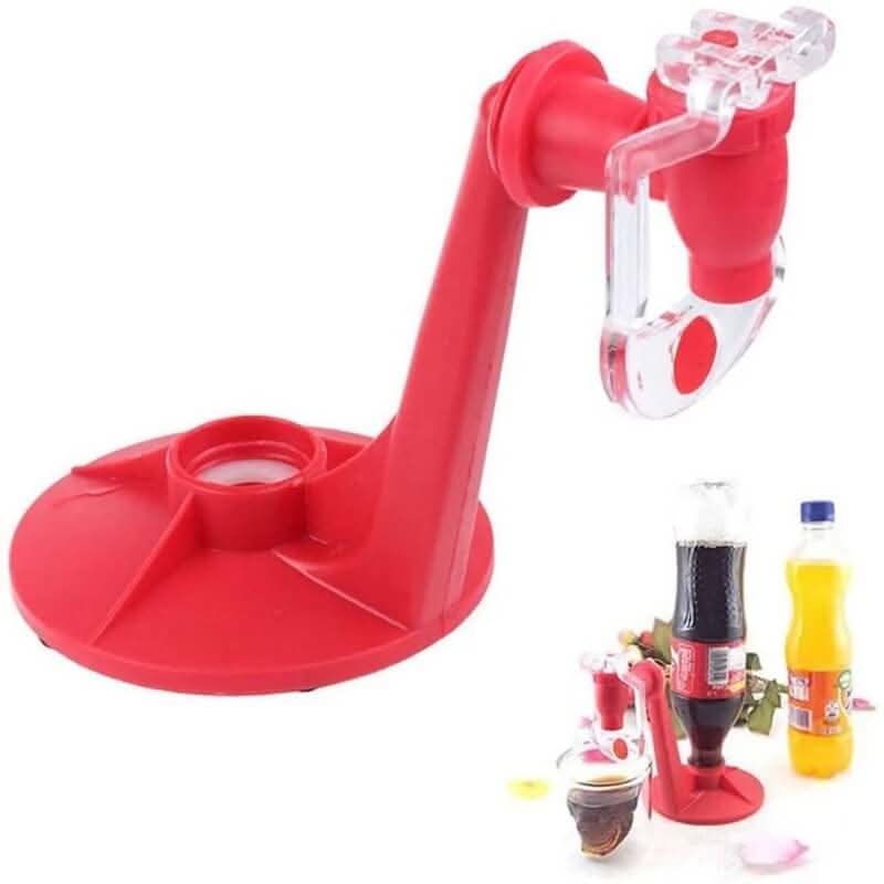 Praktische drankdispenser voor flessen 