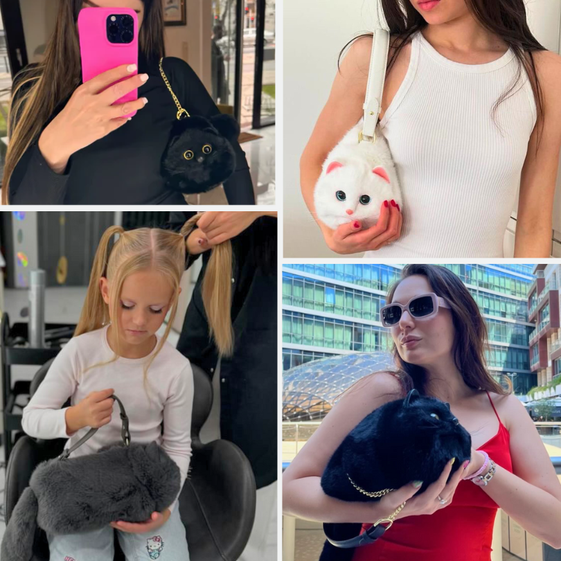 Realistická taška kočka, která dělá senzaci všude 