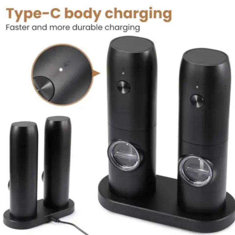 LED電動ミル - 一手での正確な調味 