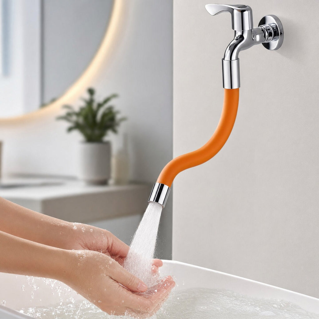 Rotating flexible hose – Total control of the water jet 
